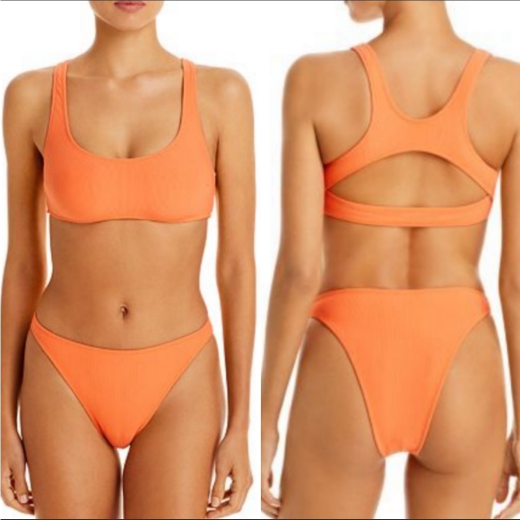 Nwt Solid & Striped Orange Bikini